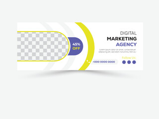 Modern Facebook cover design