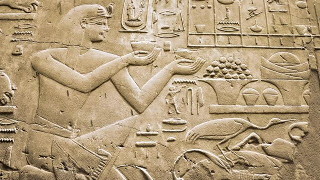 Tomb of Ramose in the ancient egyptian necropolis of the nobles at thebes near Luxor, Egypt