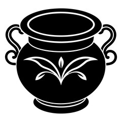 Icon silhouette Kettles, Teapots, Coffee pot. Abstract design logo. Logotype art - vector