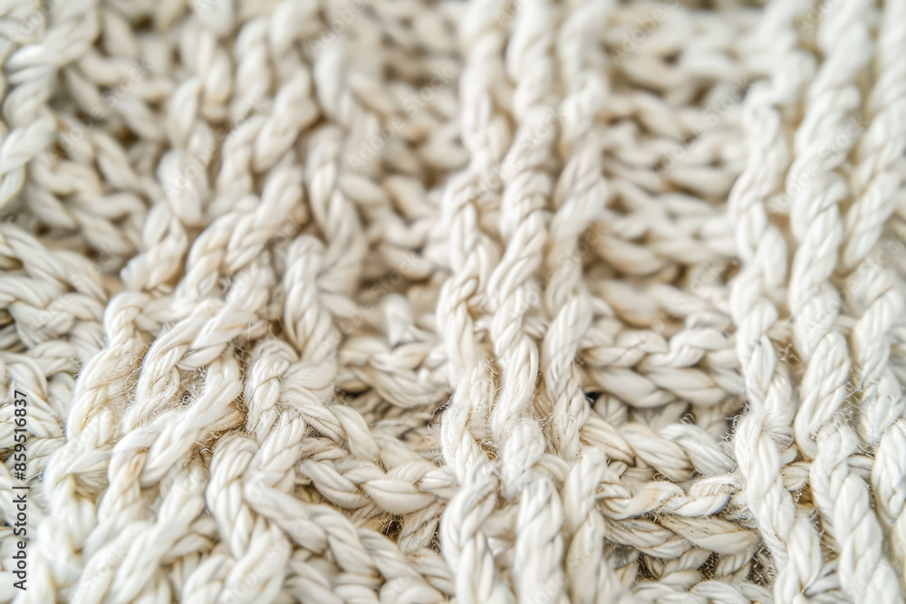Poster a close up of a knitted item with a fuzzy texture