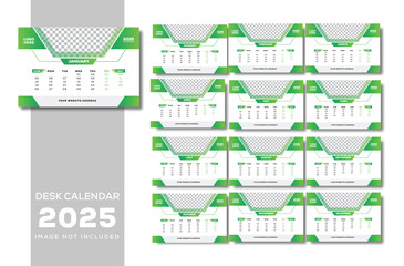 Multi-year calendar design Professional Printable Desktop calendar design.