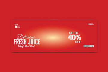 juice social media design template