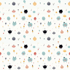 seamless pattern with elements