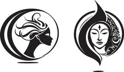 yoga vector icon vector art 
