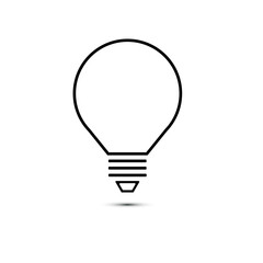 Obraz premium light bulb icon, vector design