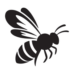 A Cute Bee Vector and Illustration