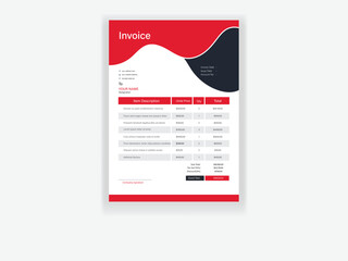 business invoice design 