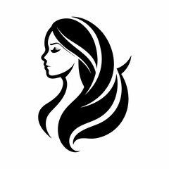 woman with long hair