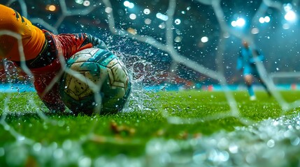 LastMinute Goal Player scoring a decisive goal in the last minute