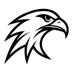 eagle head vector illustration