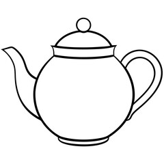 teapot isolated on white background