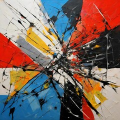 Abstraktion Abstrakte Malerei 1x1. Hintergrund f&uuml;r das Design 3.