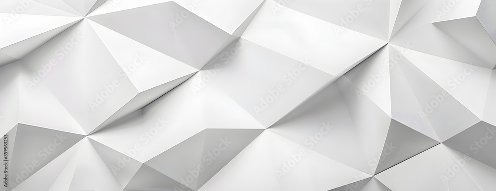Poster abstract white background with geometric pattern for design and presentation, vector illustration, f