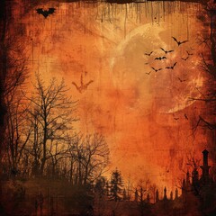 Spooky Halloween Texture Background