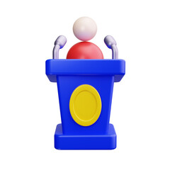 discourse 3d render icon