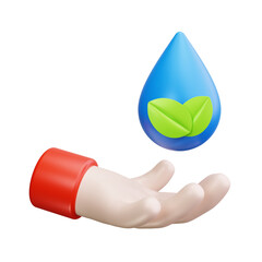 hydrotherapy 3d render icon