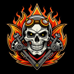 skull-head--harley-davidson-style--biker-logo-styl 