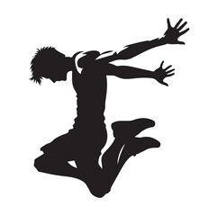 PARKOUR SPORTS player VECTOR Illustration 