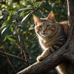 Beautiful cat image. Generative Ai