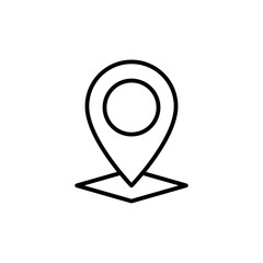 Map Marker Icon Ideal for Location and Navigation Services
