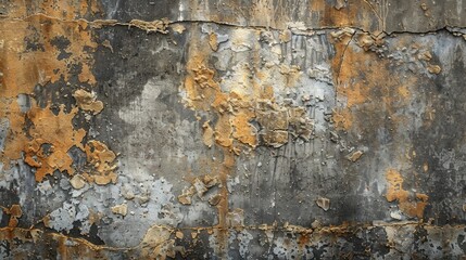 Fototapeta premium Background with a grungy wall