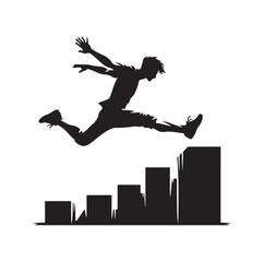 PARKOUR SPORTS player VECTOR Illustration 