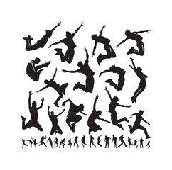 PARKOUR SPORTS player VECTOR Illustration 