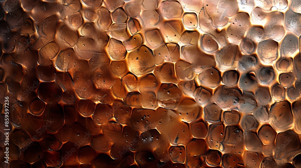 Poster image features a beautiful abstract texture in golden brown shades, with highlights creating an intr