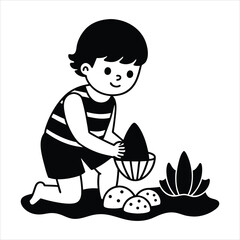 child sitting in a position