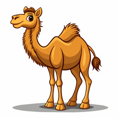 Delightful Camel Cartoon Vector