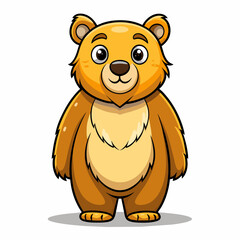 Cartoon Bear Vector for Scrapbooking
