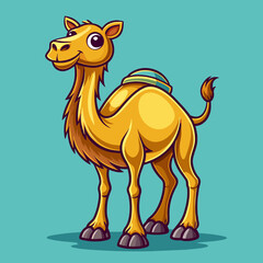 Playful Camel Cartoon Vector for Kids� Crafts