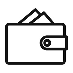 Digital Payment Wallet Icon Ideal for Finance and Transactions