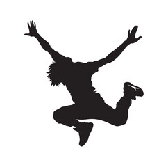 PARKOUR SPORTS player VECTOR Illustration 