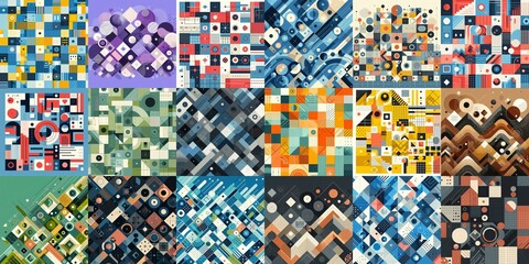 Fototapeta premium Modern abstract backgrounds. AI generated illustration