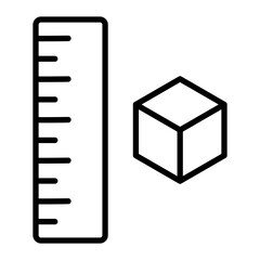 Measuring Line Icon