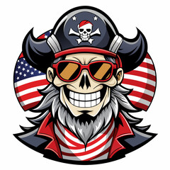 pirate skull and crossbones