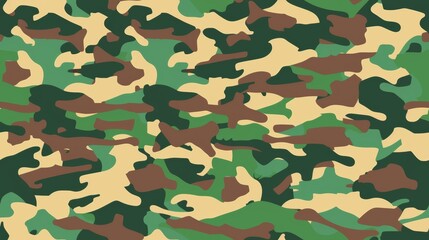 Fototapeta premium Green, Tan, and Black Camouflage Pattern Background