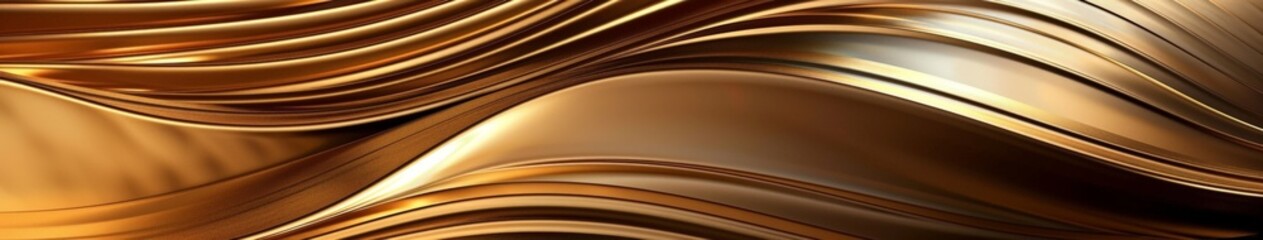 Abstract Gold Lines