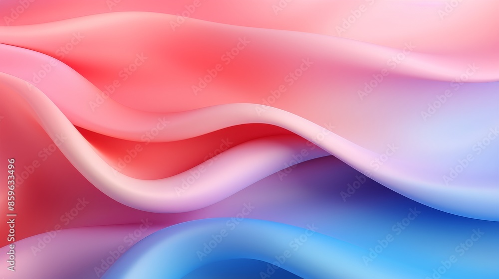Poster abstract background featuring vibrant and flowing gradient waves