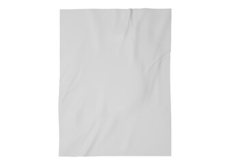 Crumbled poster mockup