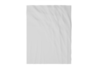 Crumbled poster mockup