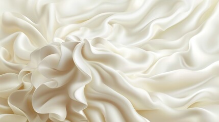 Fototapeta premium Cream cheese texture, white foam, yogurt on the background