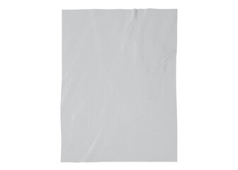 Crumbled poster mockup