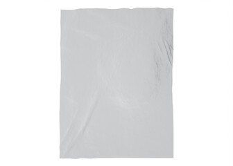 Crumbled poster mockup