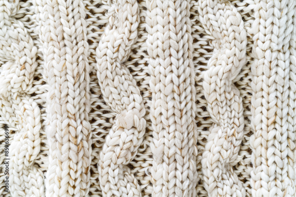 Poster a close up of a knitted item with a fuzzy texture.