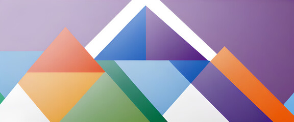 illustrazione con elementi geometrici a tema astratto contemporaneo