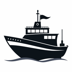 fishing boat illustration