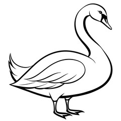 illustration of a goose