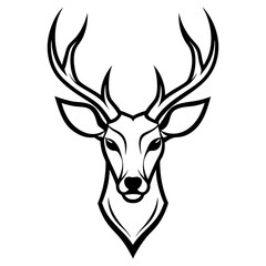 deer head isolated